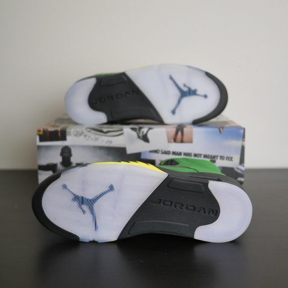 AIR JORDAN 5 SE OREGON APPLE GREEN CK6631-307 - Picture 4 of 7